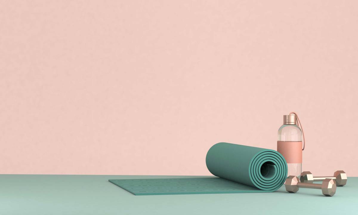 Mats and Free Weights for Home Gym