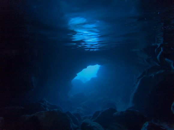 Exploring an Underwater Cave