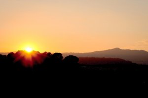 Sunset Over Mexico