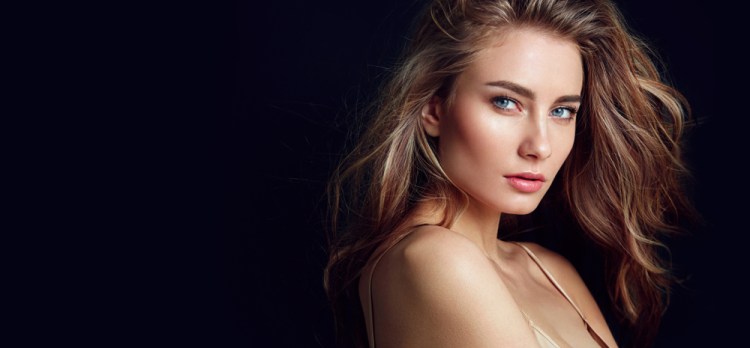 Beautiful Woman With Mysterious Look