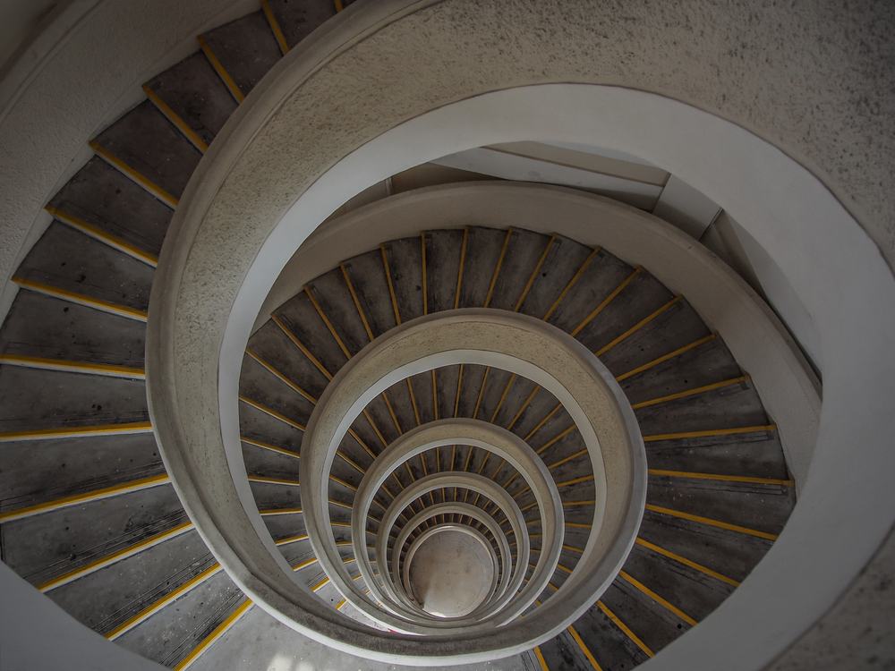 Architecture, Art, Spiral, Curve, Design, Interior, Stairs, Stairway, Staircase, Tower